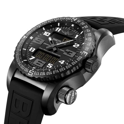 breitling distress signal watch|breitling titanium emergency alarm.